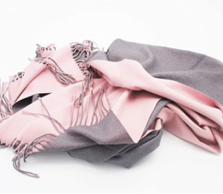 Oversize Reversible Cashmere scarf
